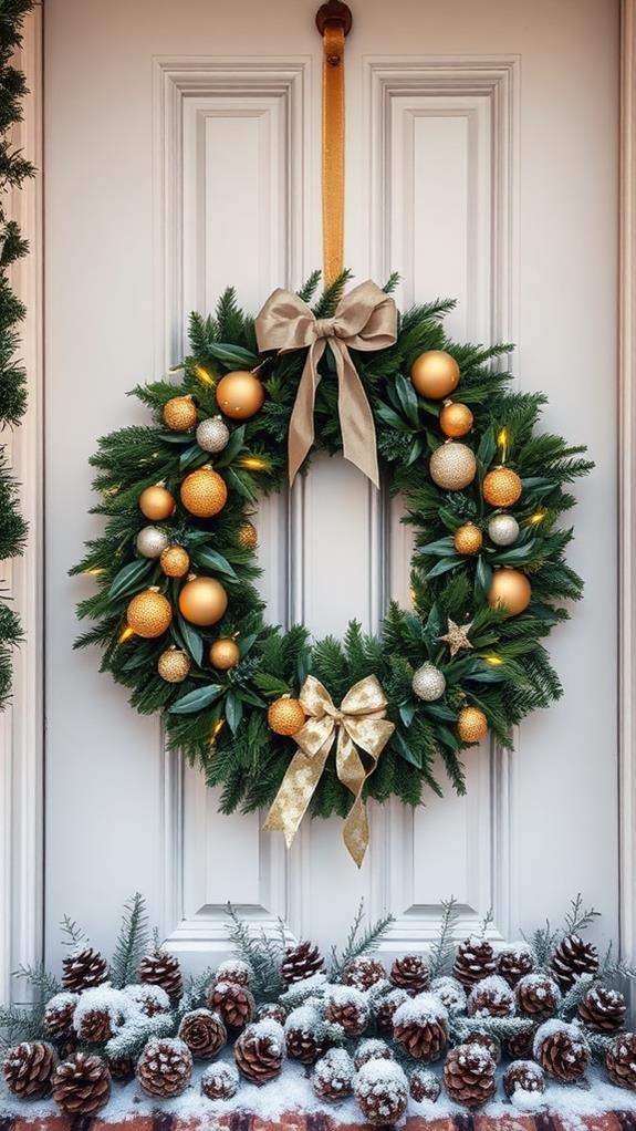 stylish doorway wreath designs