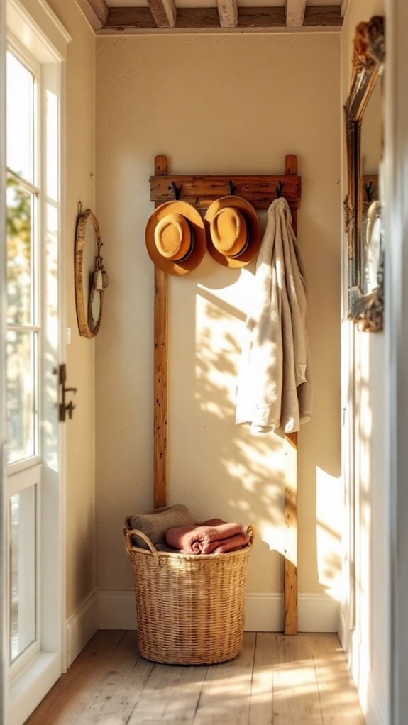 charming vintage hat display