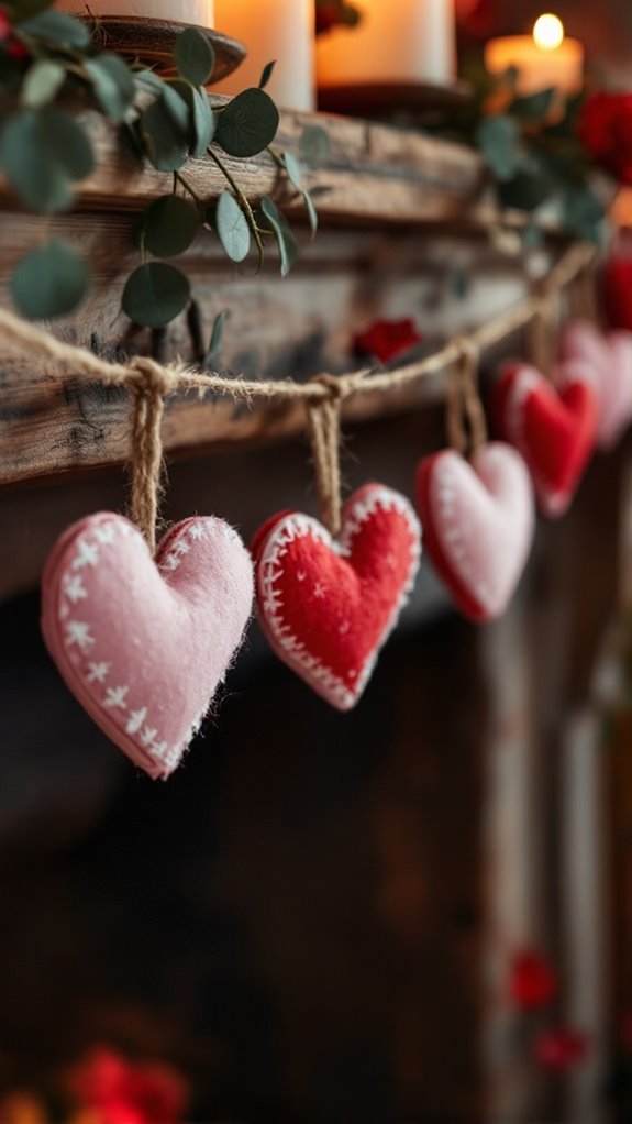 craft romantic garland decoration