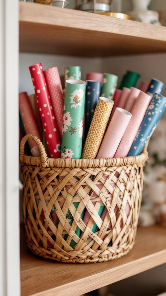 decorative basket for rolls