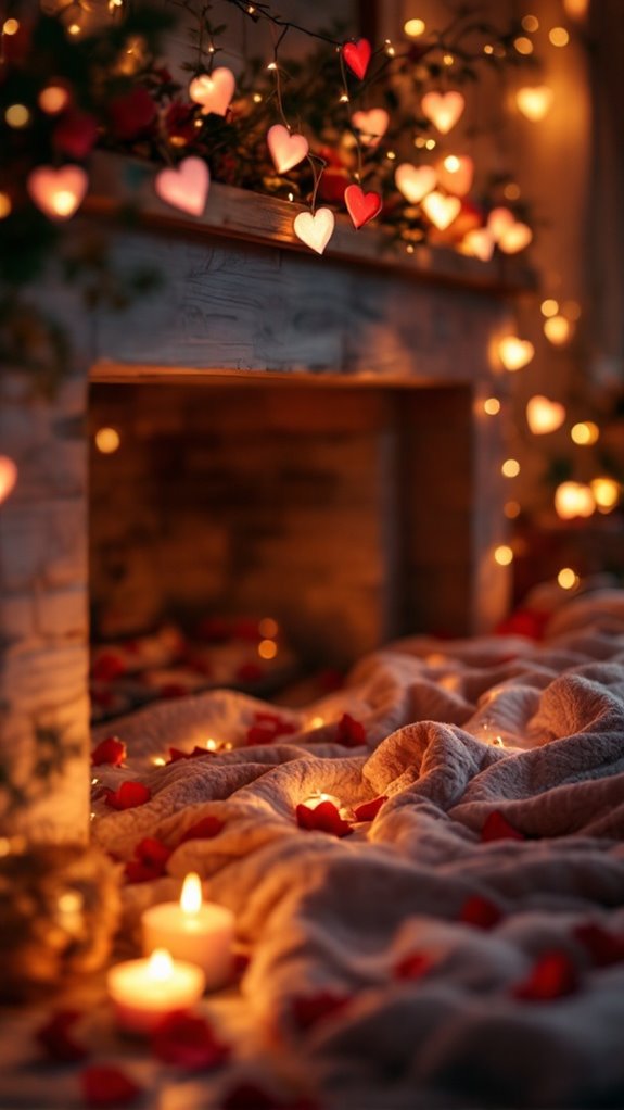 romantic string light ambiance