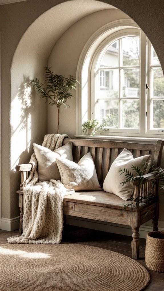 rustic comfort and warmth