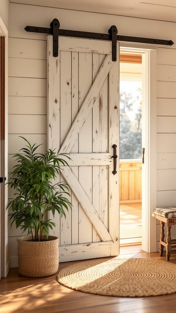 rustic sliding wooden doors