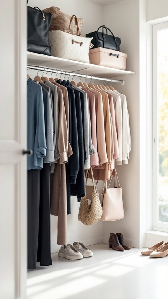 slimline hangers create space