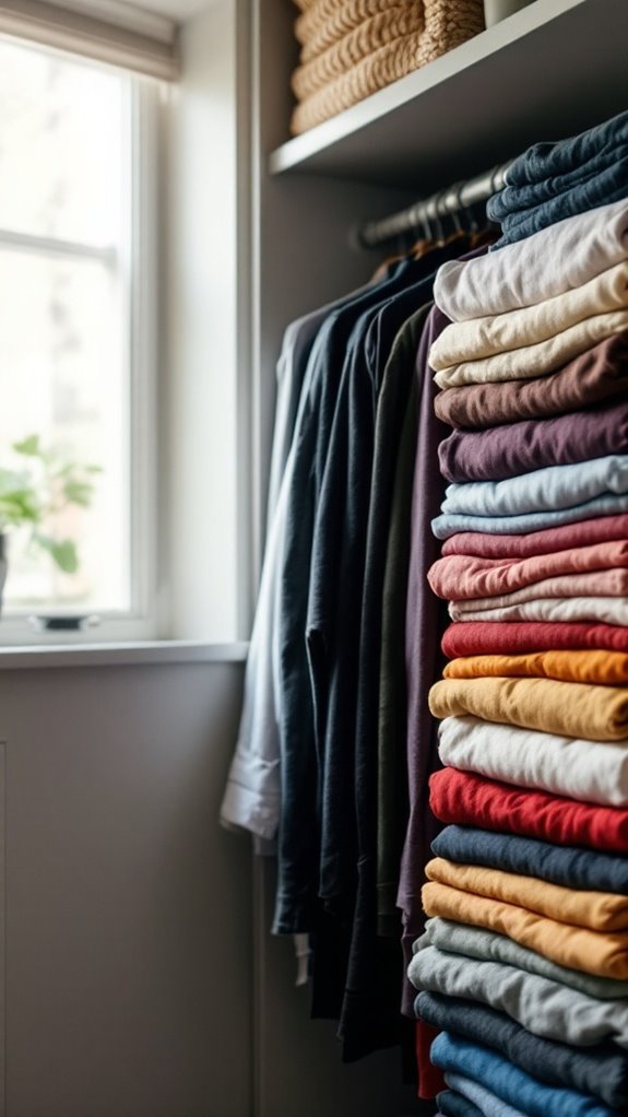 vertical clothes folding technique