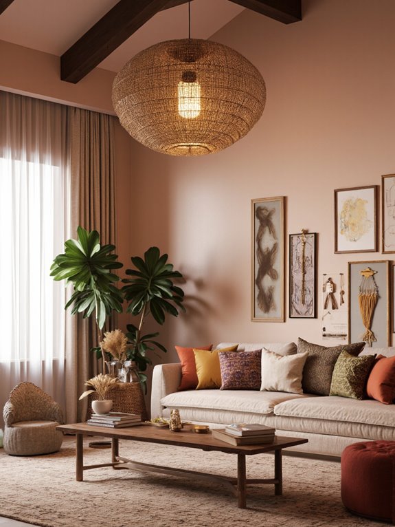 boho chic ambient lighting options