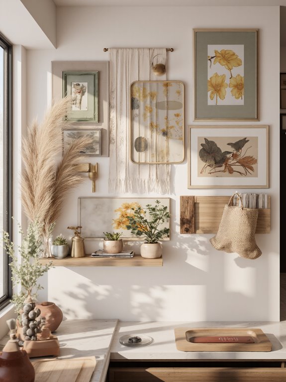 boho gallery wall designs