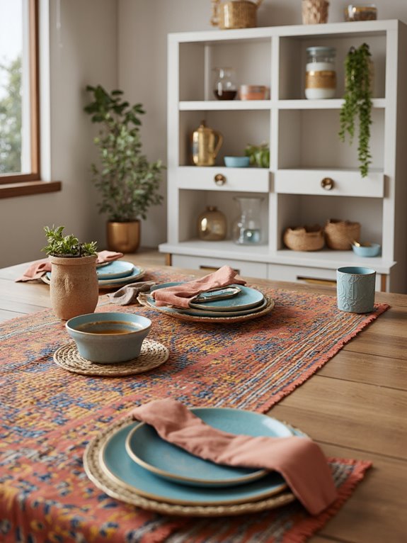 eclectic dinnerware for individuality