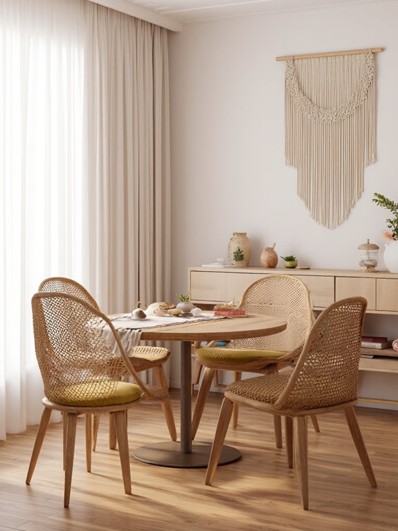 elevate boho dining aesthetic