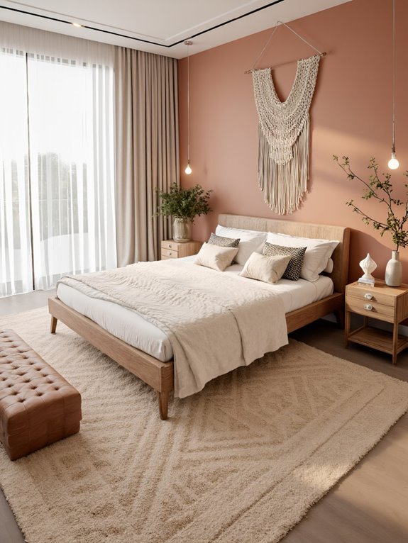 layering textured rugs effectively