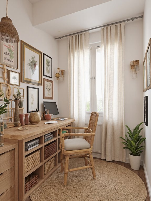 natural materials and textures