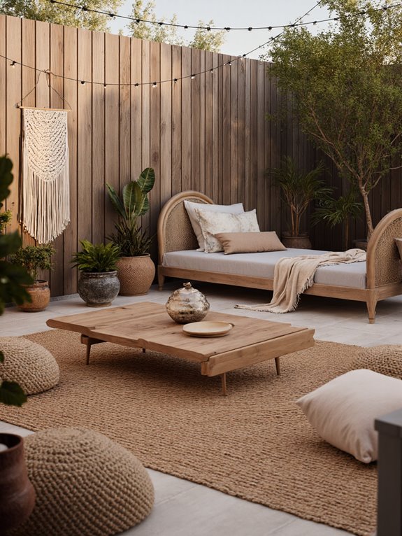 natural wood accents enhance