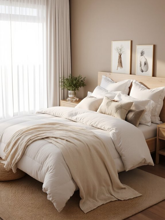 soft neutral bedding choices