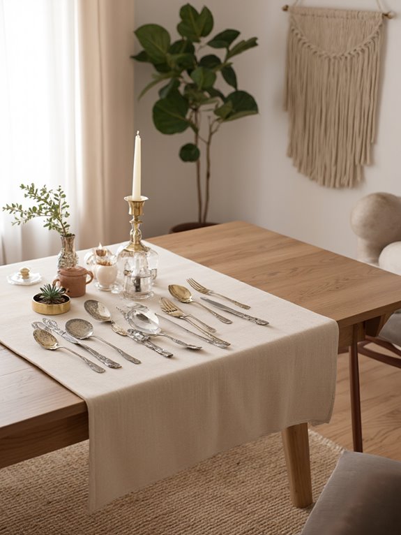 vintage silverware display ideas