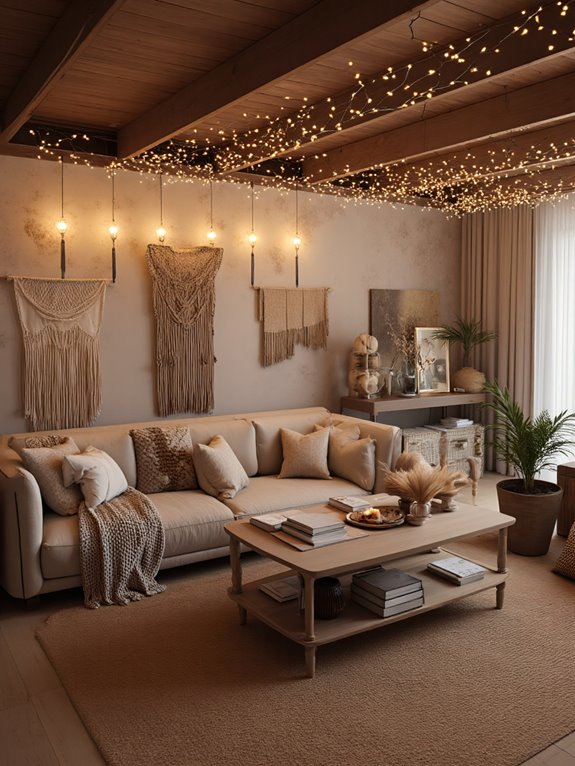 warm ambient string lighting
