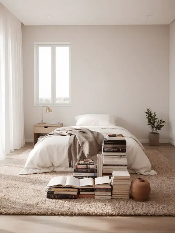 artistic book arrangements decor