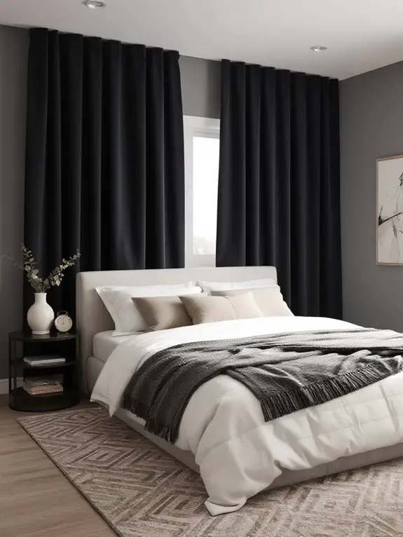 blackout curtains enhance sleep