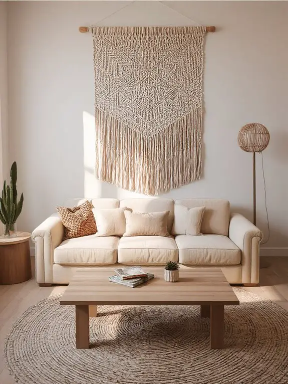 boho macram wall art