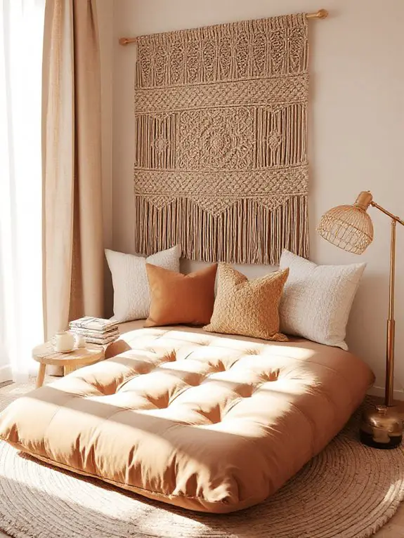 boho reading nook decor