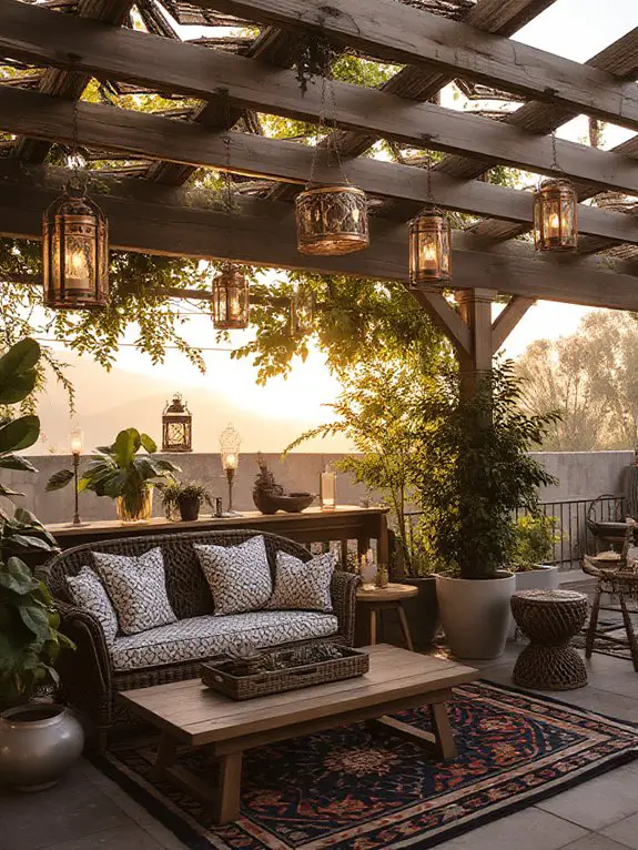 boho vintage lantern aesthetics