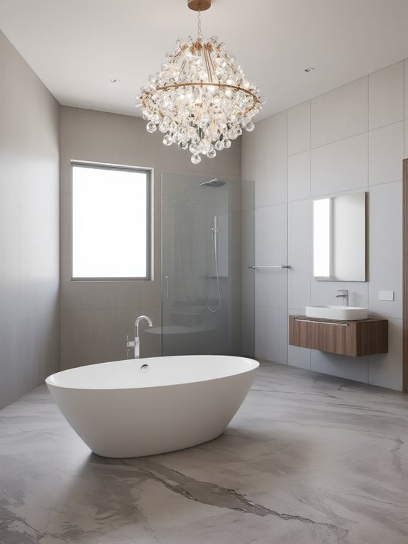 bold lighting transforms bathrooms