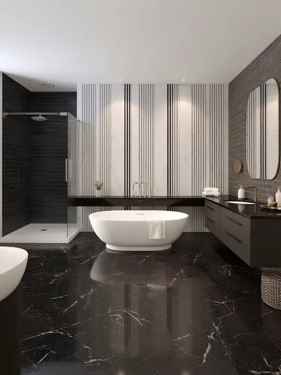 bold tiles create intrigue