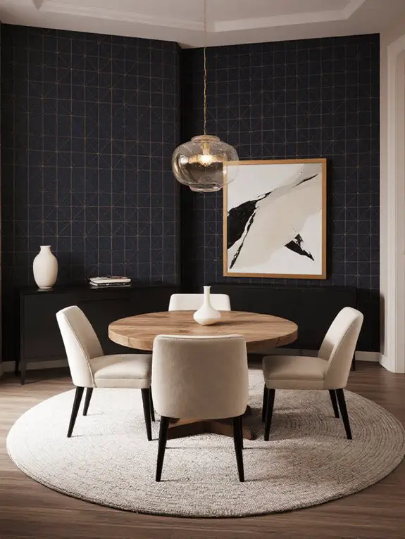 bold wallpaper creates impact