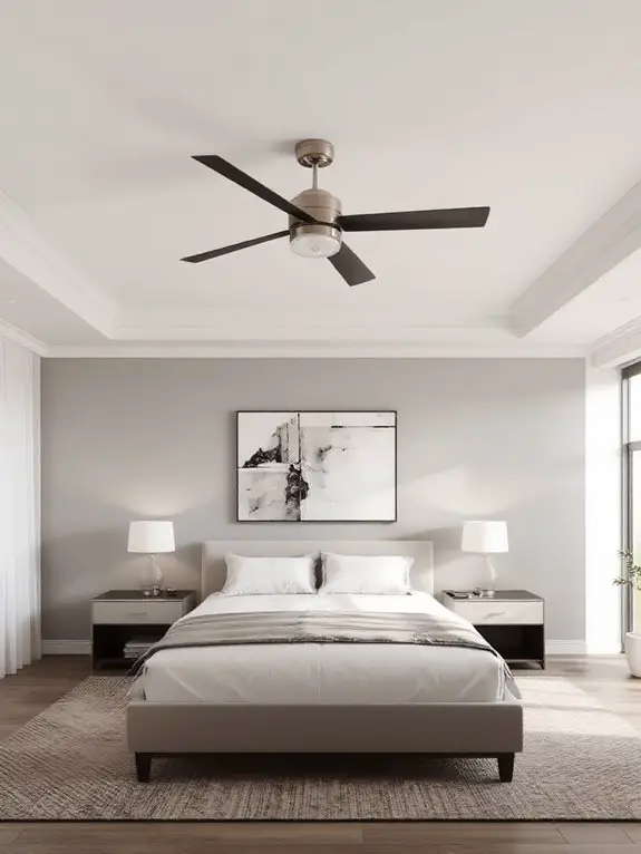 ceiling fan for comfort