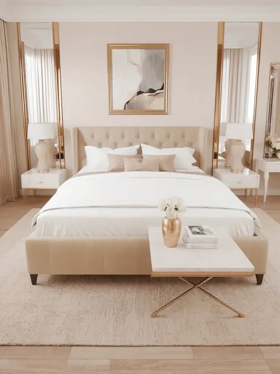 chic beige and gold elegance
