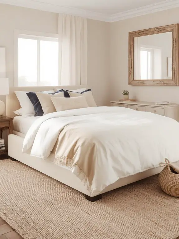 coastal beige bedroom retreat