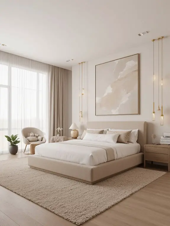 contemporary neutral bedroom designs