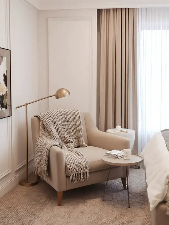 cozy corner reading sanctuary