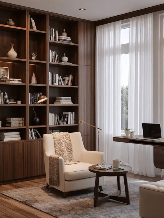 cozy reading nook design