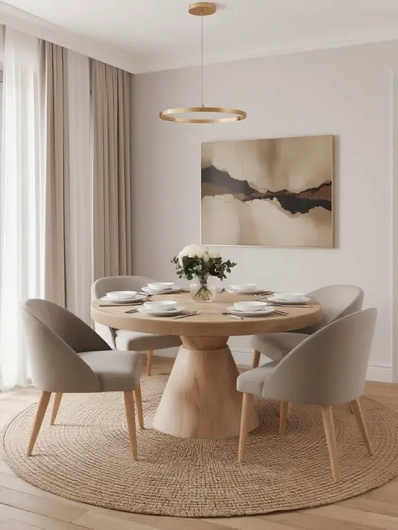 cozy round table gatherings