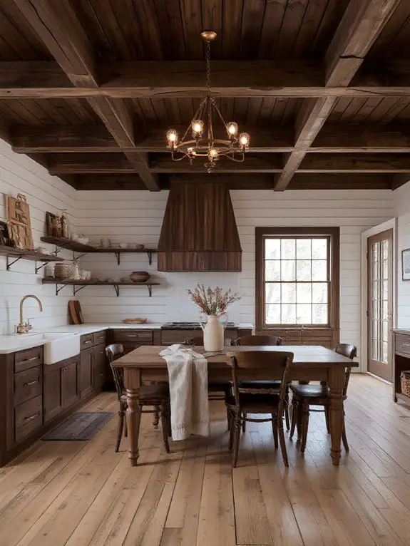 cozy rustic wooden ceilings