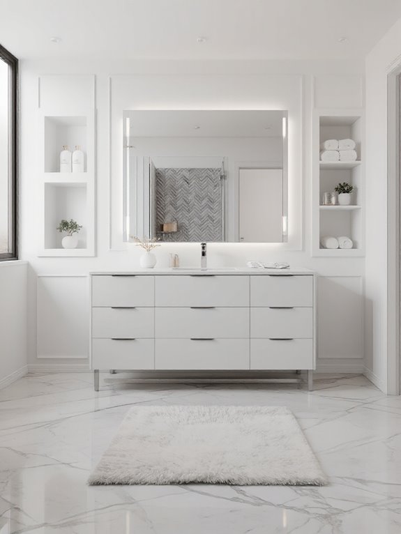 custom cabinetry maximizes storage