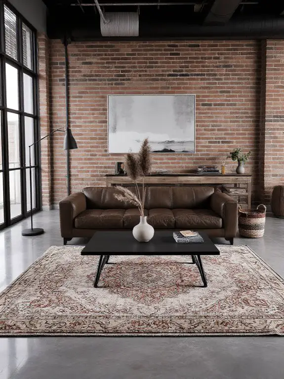 durable minimalist concrete flooring