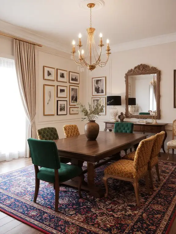 eclectic mix of styles