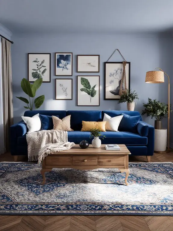 eclectic vintage art decor