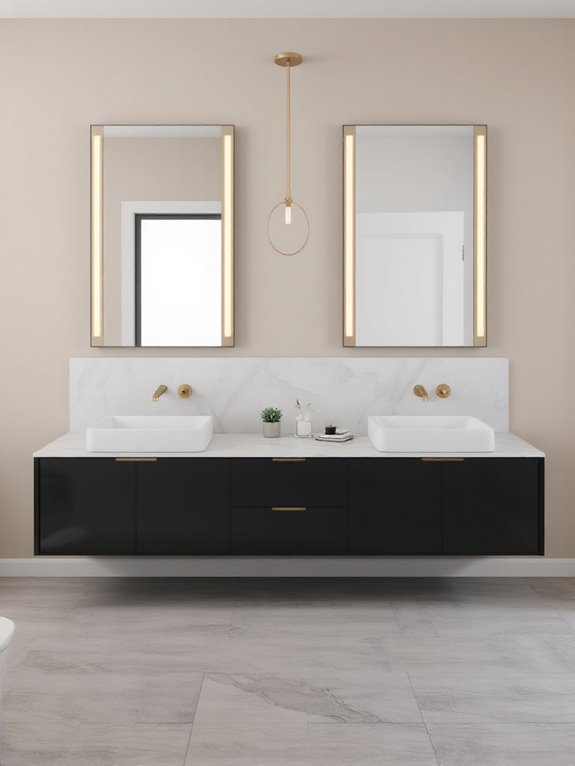 efficient dual sink setup