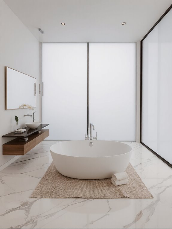 elegant freestanding bathtub oasis