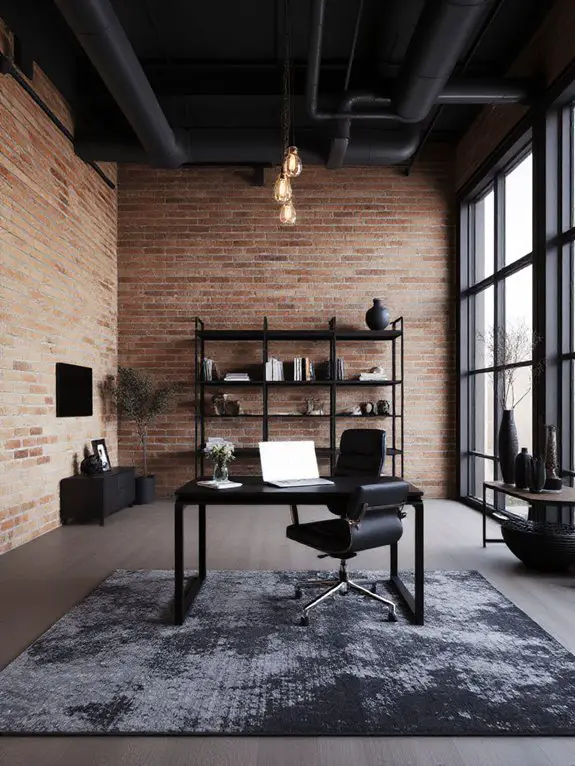 exposed brick industrial elegance