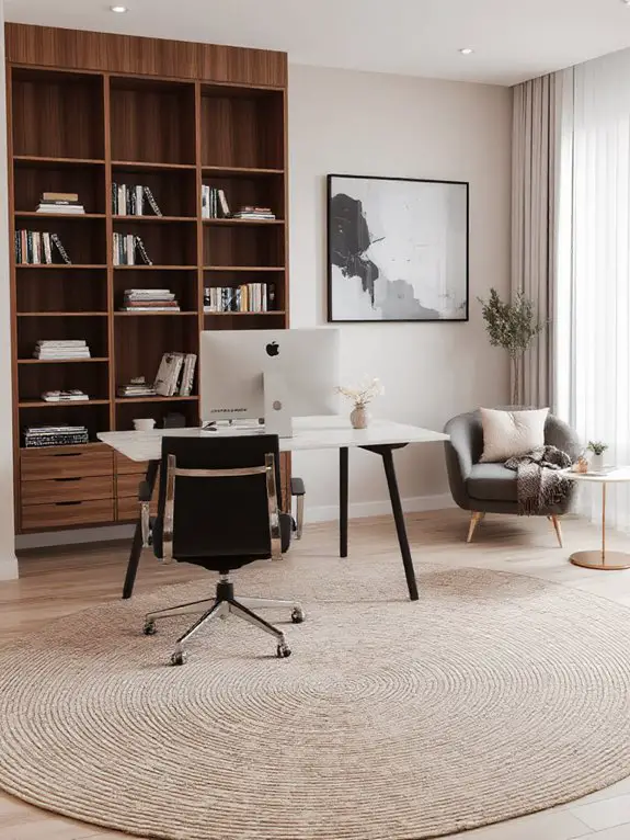 flexible furniture organized zones