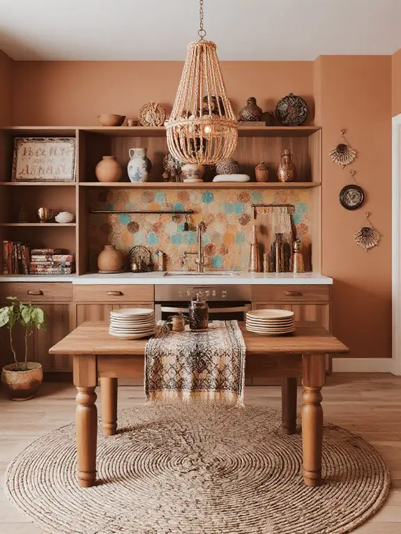 global inspired kitchen decor