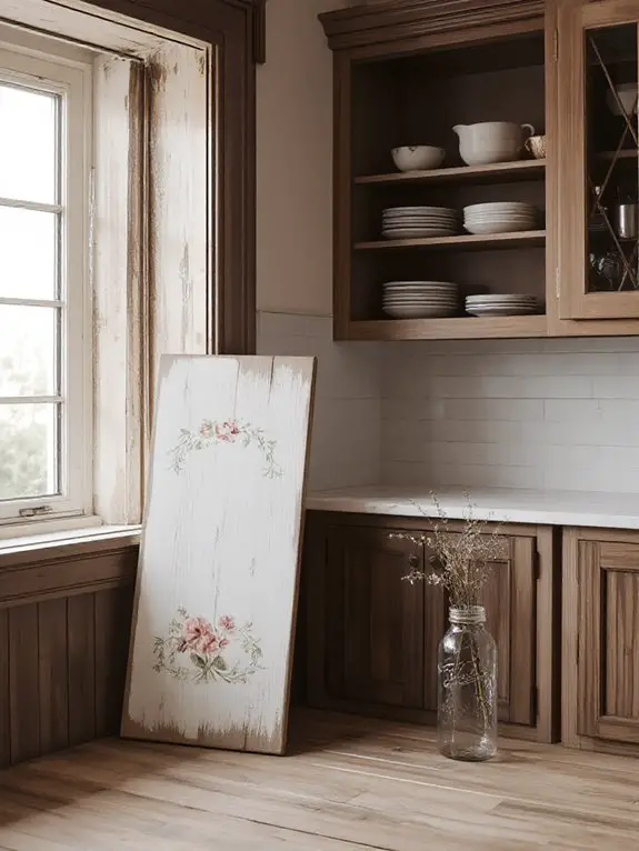 hand painted vintage kitchen signs