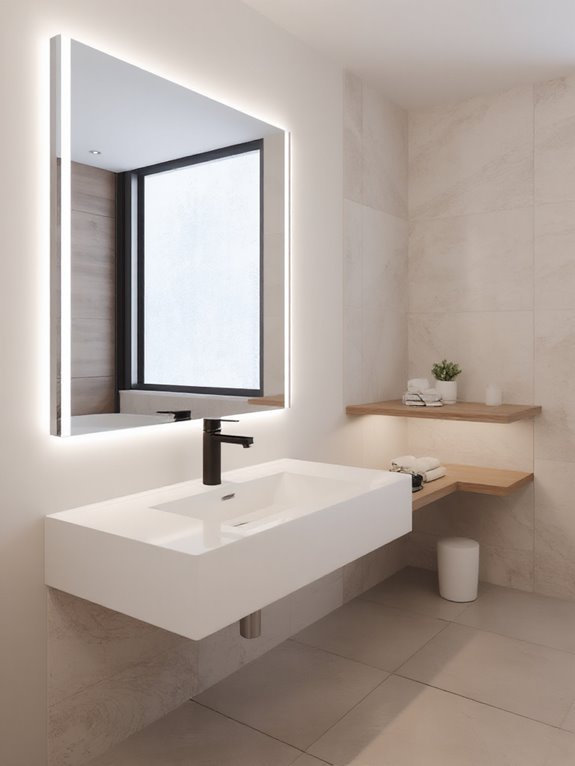 high tech bathroom luxury