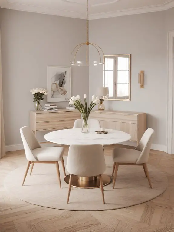 light airy minimalist furniture