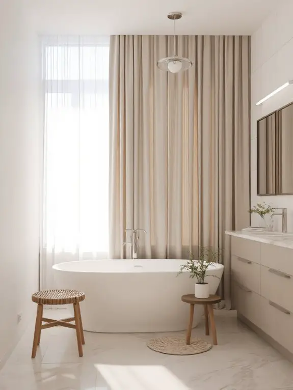 linen curtains for privacy