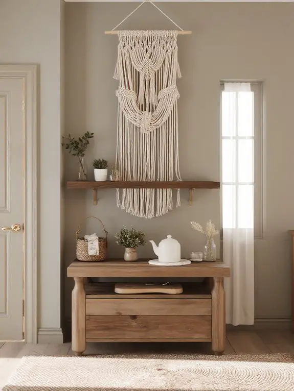 macram adds bohemian charm