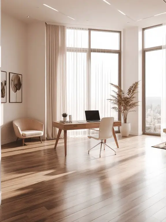 maximize workspace natural light